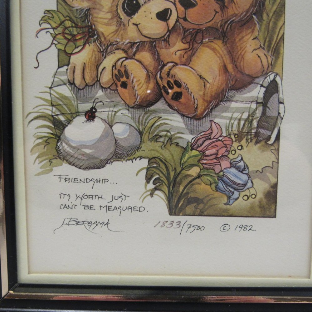 Framed Art Print- Friendship It's Worth Just Can't - Picture 3 of 5